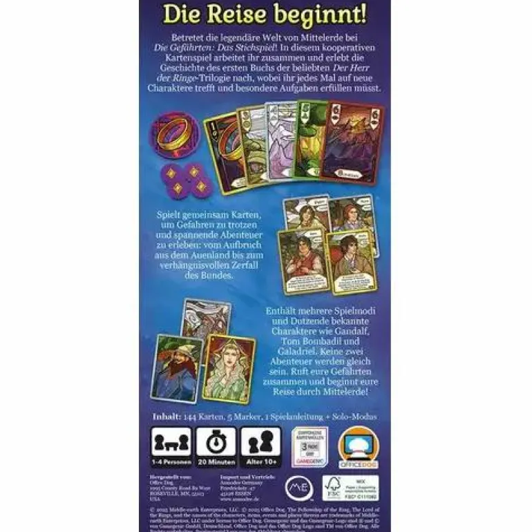 Der Herr der Ringe: Die Gefährten – Das Stichspiel