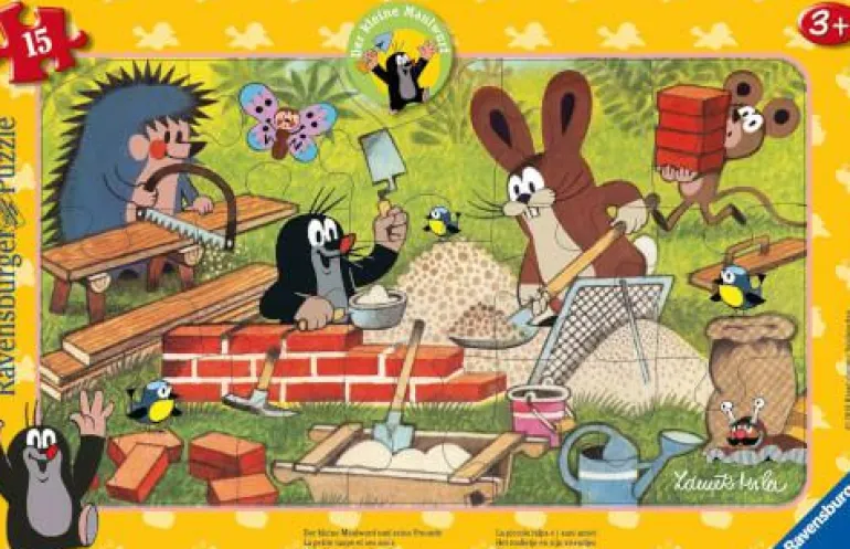 Der Maulwurf und seine Freunde - Rahmenpuzzle 15 T