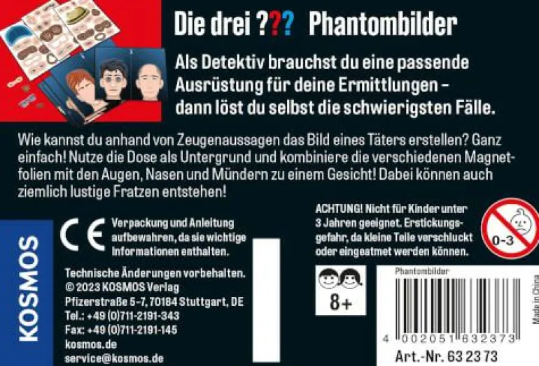 Die drei ??? - Phantombilder (kleine Dose)
