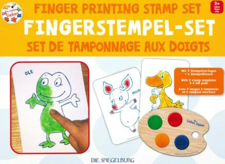 Die Lieben Sieben - Fingerstempel-Set