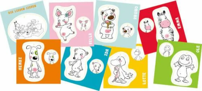 Die Lieben Sieben - Prickel-Set