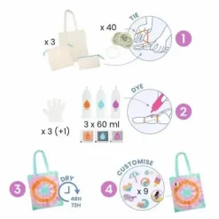 Do it Yourself: Batik-Set Taschen