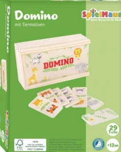 Domino mit Tiermotiven, 28 Teile