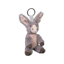 Donkey Plush Keyring Esel