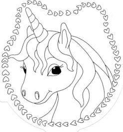 Einhorn-Paradies - Glücks-Malbuch
