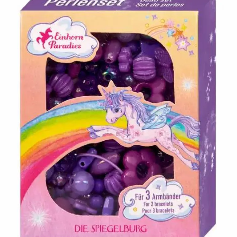 Einhorn-Paradies - Perlenset Lila
