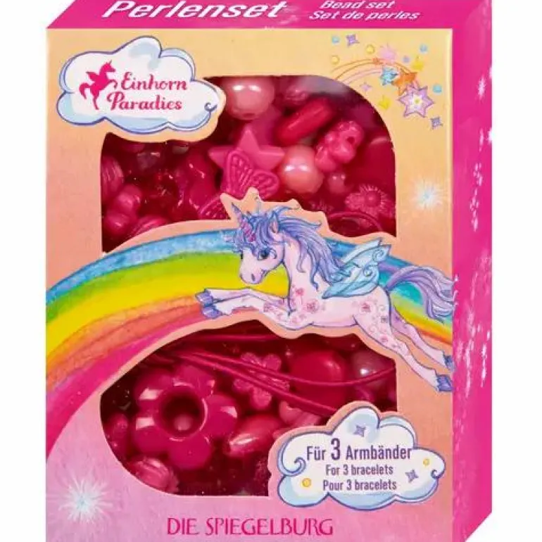 Einhorn-Paradies - Perlenset Pink