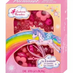 Einhorn-Paradies - Perlenset Rosa