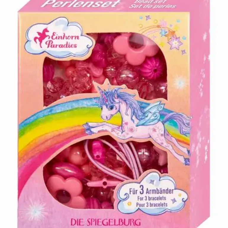 Einhorn-Paradies - Perlenset Rosa