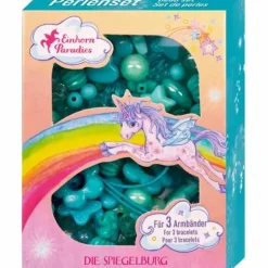 Einhorn-Paradies - Perlenset Türkis