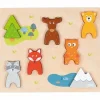 Einlegepuzzle Wilde Tiere