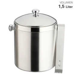 Eiswürfelbehälter mit Zange 1,5L