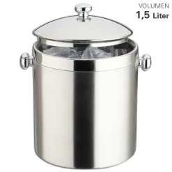 Eiswürfelbehälter mit Zange 1,5L