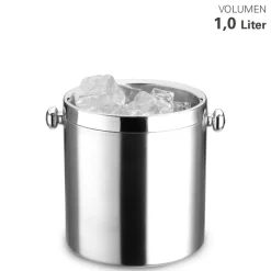 Eiswürfeleimer m. Zange doppelwandig