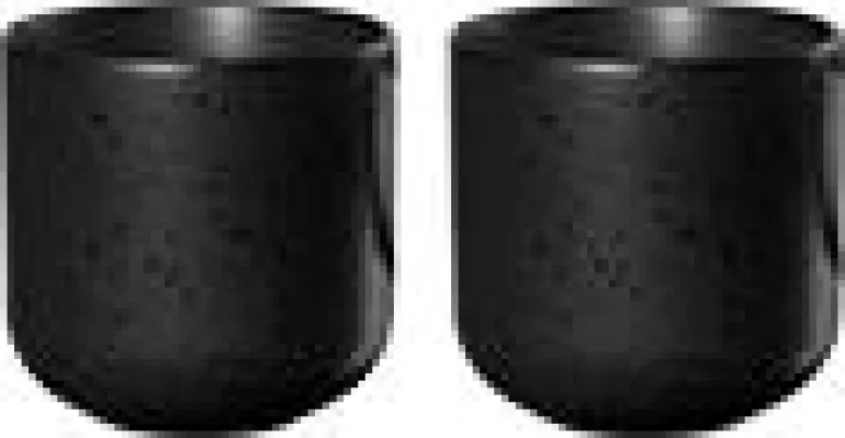 2er Set Teebecher, kuro D. 7,5 cm, H. 7,5 cm, 0,2