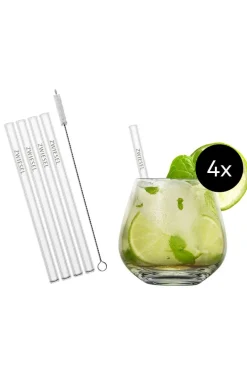 4erTumbler After-work drink +4xTrinkhalm +Büste
