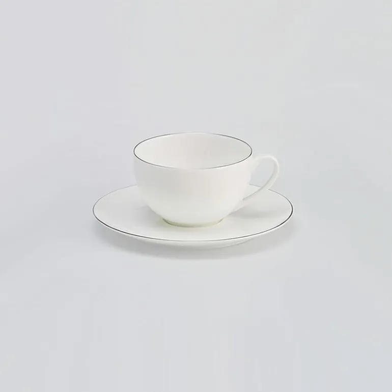 Espresso Obertasse 0,11 l rund Platin Line Fine Bo