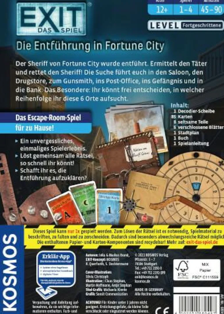 EXIT® - Die Entführung in Fortune City
