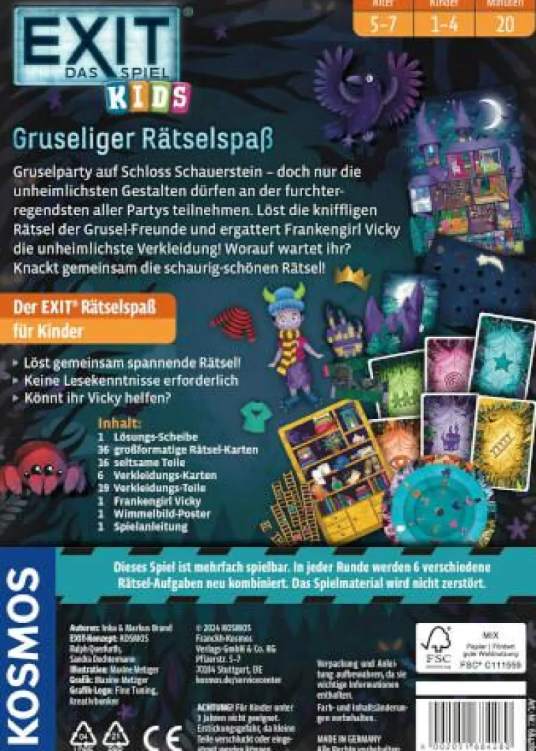 EXIT® Kids - Gruseliger Rätselspaß