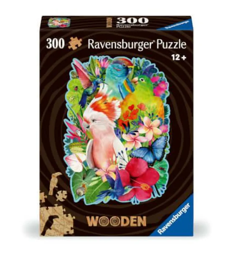 Exotische Vögel - Holzpuzzle 300 Teile