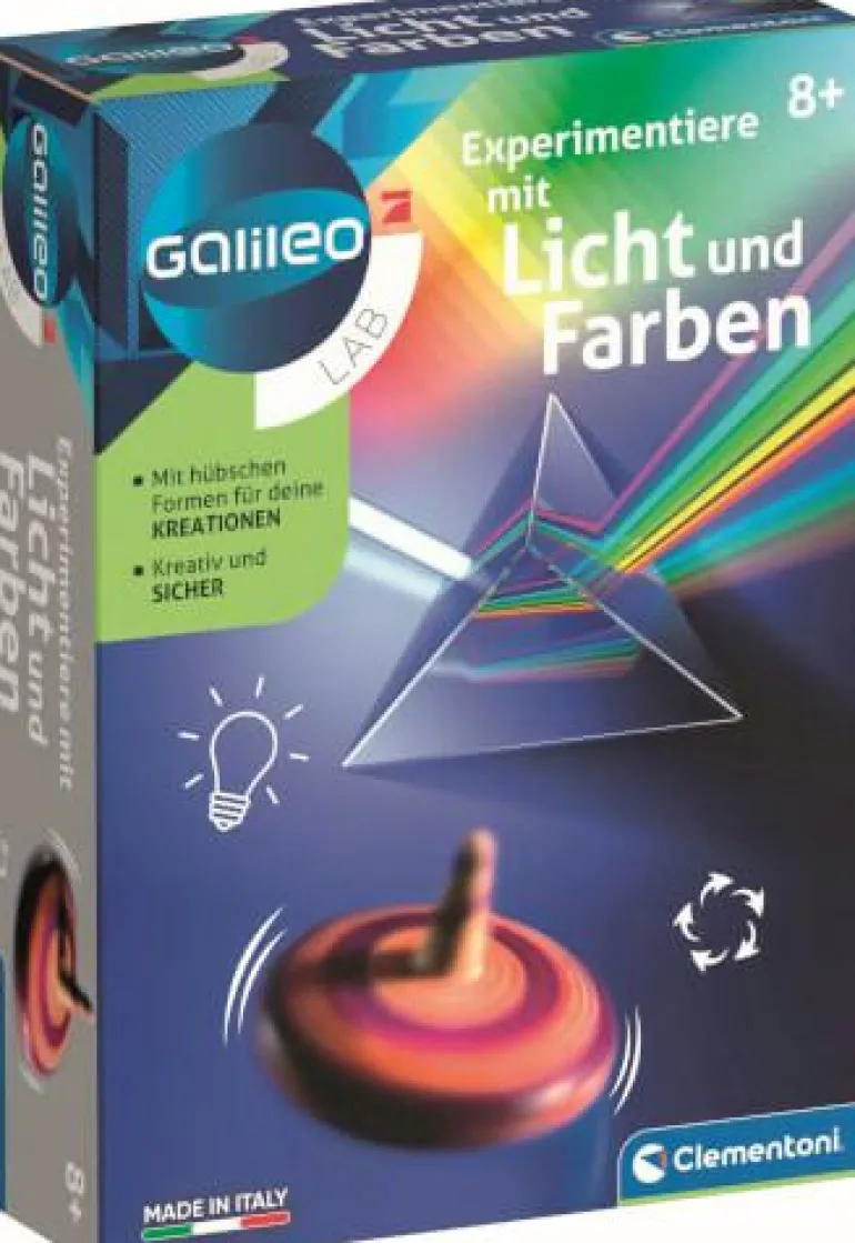 Experimentiere mit Licht und Farben