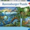 Faszination Dinosaurier - Puzzle 3x49 Teile