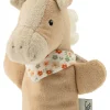 Fingerpuppe Pferd Sunny, Lichtbeige