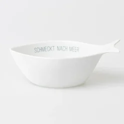 Fischschale „Schmeckt Nach Meer", 19x10,6x7cm