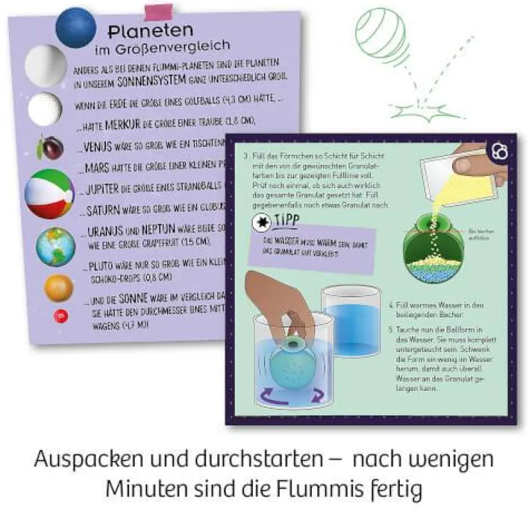 Flummi-Planeten - Stelle bunte Flummis her