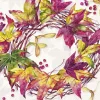 FOREST WREATH Cream Lunch-Servietten L1052360