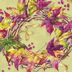 FOREST WREATH Green Lunch-Servietten L1052320