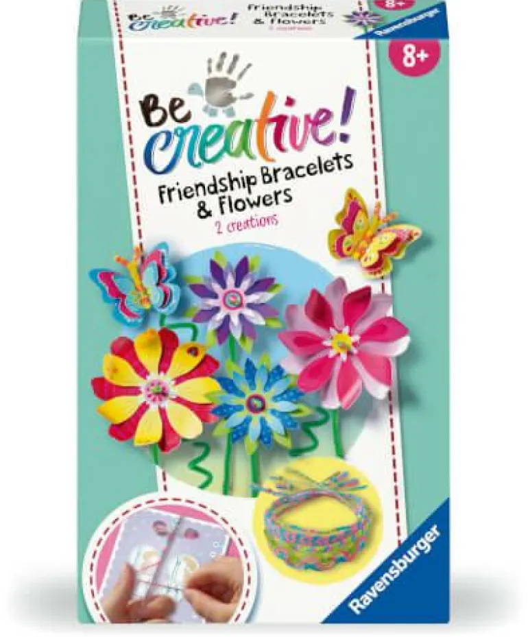 Freundschaftsbändchen & Blumen - Be creative