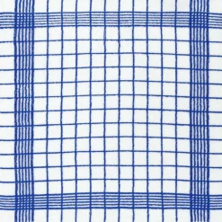 Frottiertuch "Trockenperle" weiß/blau Baumwolle 5