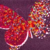 Fußmatte Papallona 50x75cm mit Rand und Gummirücke