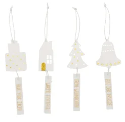 Geschenkeanhänger Frohe Weih- Nachten 4er Set