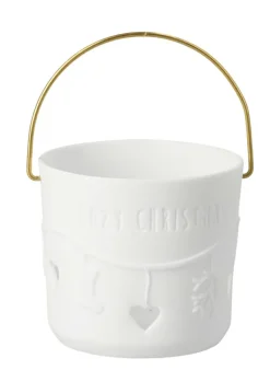 Geschenklaterne Cozy Christmas D.6cm H.5,5cm