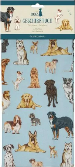 Geschirrtuch - I love dogs