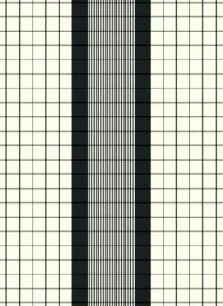 Geschirrtuch "Karo Borde" schwarz 50x70cm 50% Lein