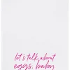 Geschirrtuch "Let´s talk about Eggs, Baby" Baumwol