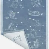 Geschirrtuch "Schnurrsula" mittelblau Halbleinen 4