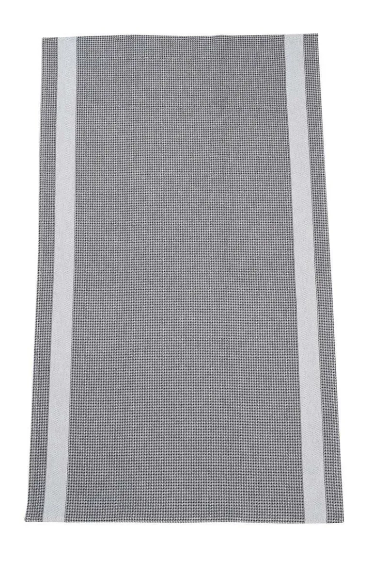 Geschirrtuch schwarz 100% Baumwolle/Waffelpique