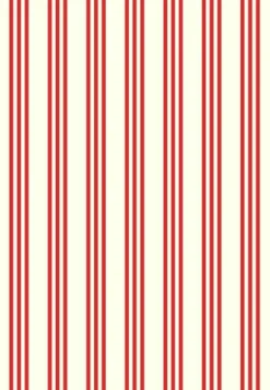 Geschirrtuch "Streifen gross" rot 50x70cm 50% Lein