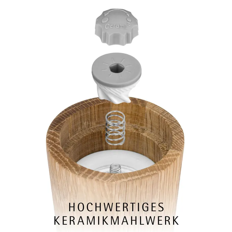 Gewürzmühle Nature 2tlg.