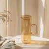 Glas Wasserkaraffe Golden 1,2L