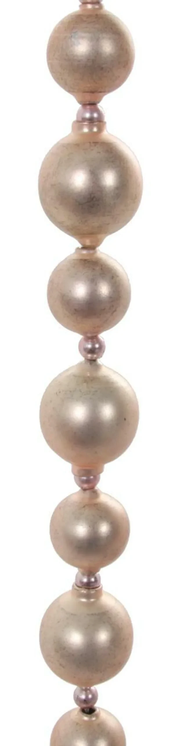 Glaskugel Girlande Puderpink 1.8m