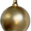 Glaskugel matt Gold 10cm