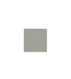 Glass Mat Square Corduroy Light Grey