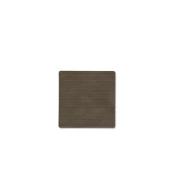 Glass Mat Square Corduroy Caviar