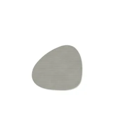 Glass Mat Curve Corduroy Light Grey