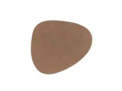 Glasuntersatz curve 11x13 brown/Nupo